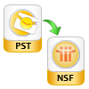 Convert PST to NSF